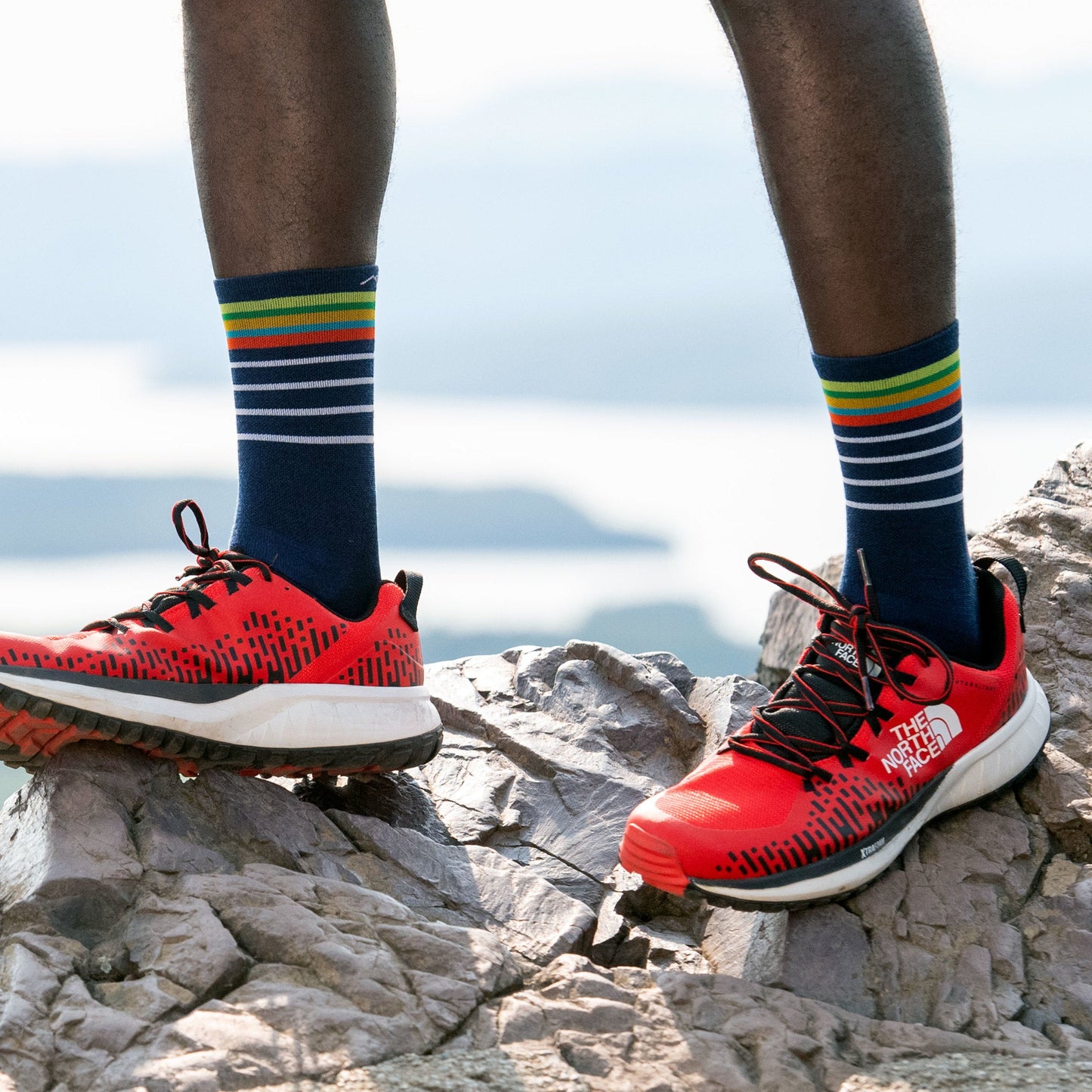 LUI Men's Stride Micro Crew Ultra-Lightweight Running Sock