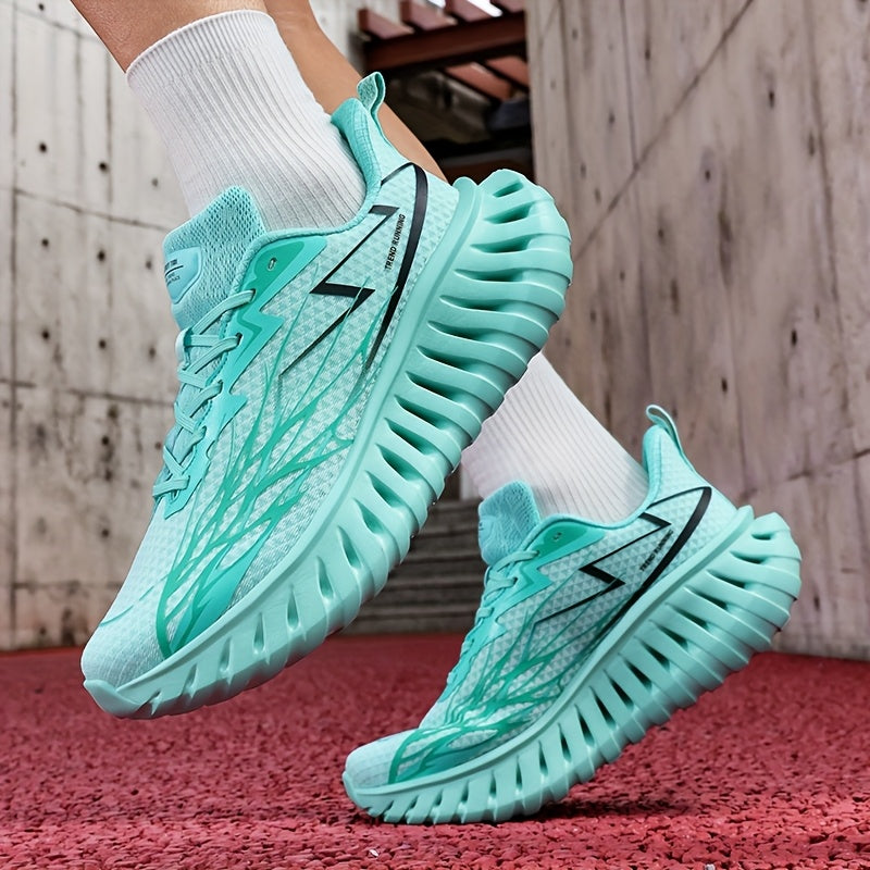 Lightweight And Breathable Men'S Racing Shoes For Road Running; Outdoor Marathon Training Shoes With Laces For Adults; Low-top Sports Shoes For Fitness And Exercise Anti-slip And Wear-resistant Shoes For Hiking