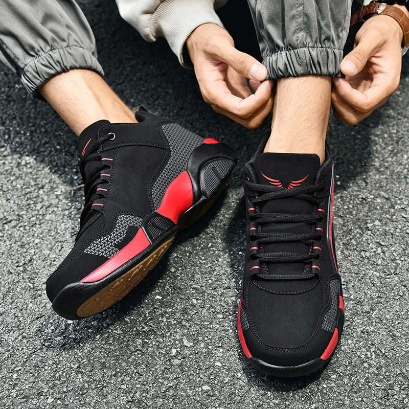 Men's Breathable Mesh Walking Shoes - Comfortable, Non-Slip Sneakers with Shock-Absorbing Rubber Sole for Sports, Tennis, and Casual Wear, Fitness Shoes|Lowtop Design|Shockabsorbing Footwear