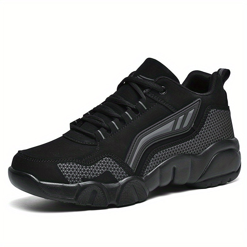Men's Breathable Mesh Walking Shoes - Comfortable, Non-Slip Sneakers with Shock-Absorbing Rubber Sole for Sports, Tennis, and Casual Wear, Fitness Shoes|Lowtop Design|Shockabsorbing Footwear