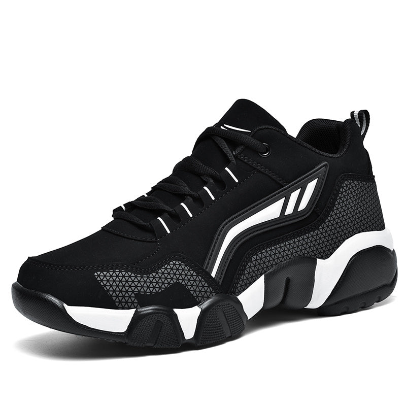 Men's Breathable Mesh Walking Shoes - Comfortable, Non-Slip Sneakers with Shock-Absorbing Rubber Sole for Sports, Tennis, and Casual Wear, Fitness Shoes|Lowtop Design|Shockabsorbing Footwear