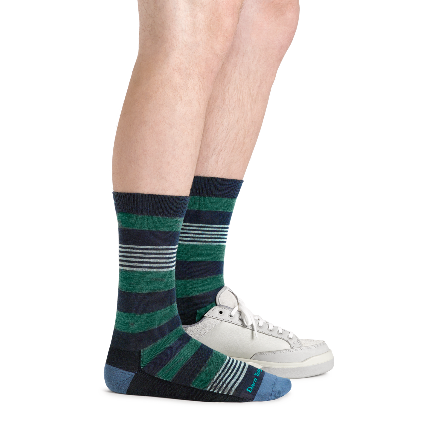 LUI Men's Oxford Crew Lightweight Lifestyle Sock-Last Chance