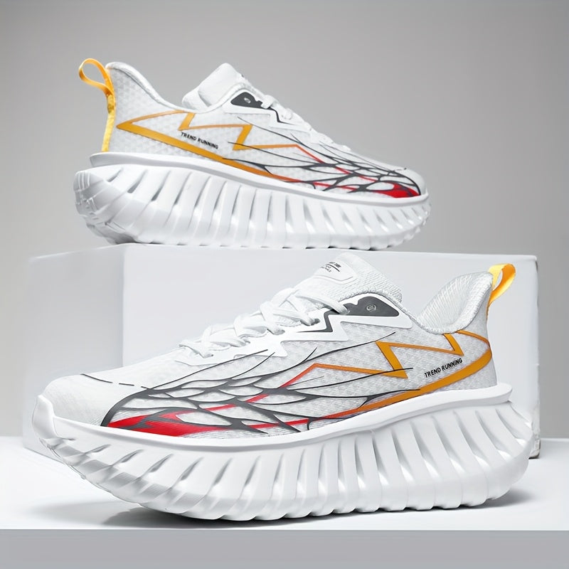 Lightweight And Breathable Men'S Racing Shoes For Road Running; Outdoor Marathon Training Shoes With Laces For Adults; Low-top Sports Shoes For Fitness And Exercise Anti-slip And Wear-resistant Shoes For Hiking