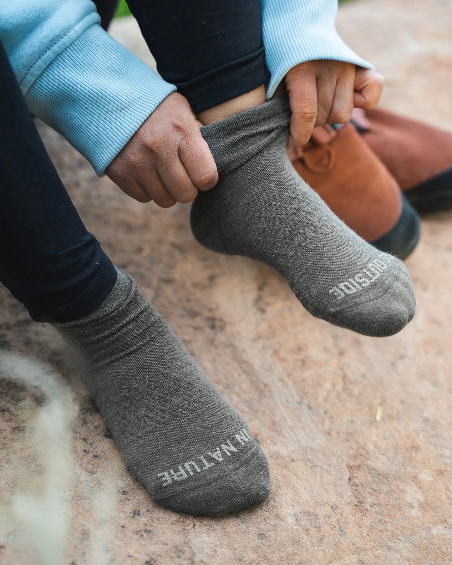 LUI Trail 1/4 Crew Socks