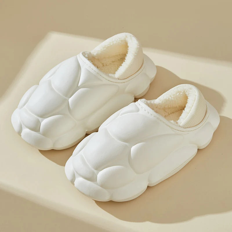 LEP Comwarm Winter Thick-Sole Plush Waterproof Slippers