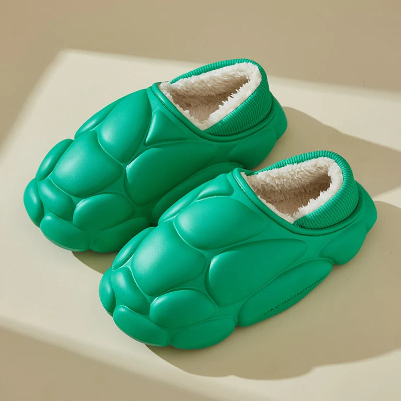 LEP Comwarm Winter Thick-Sole Plush Waterproof Slippers