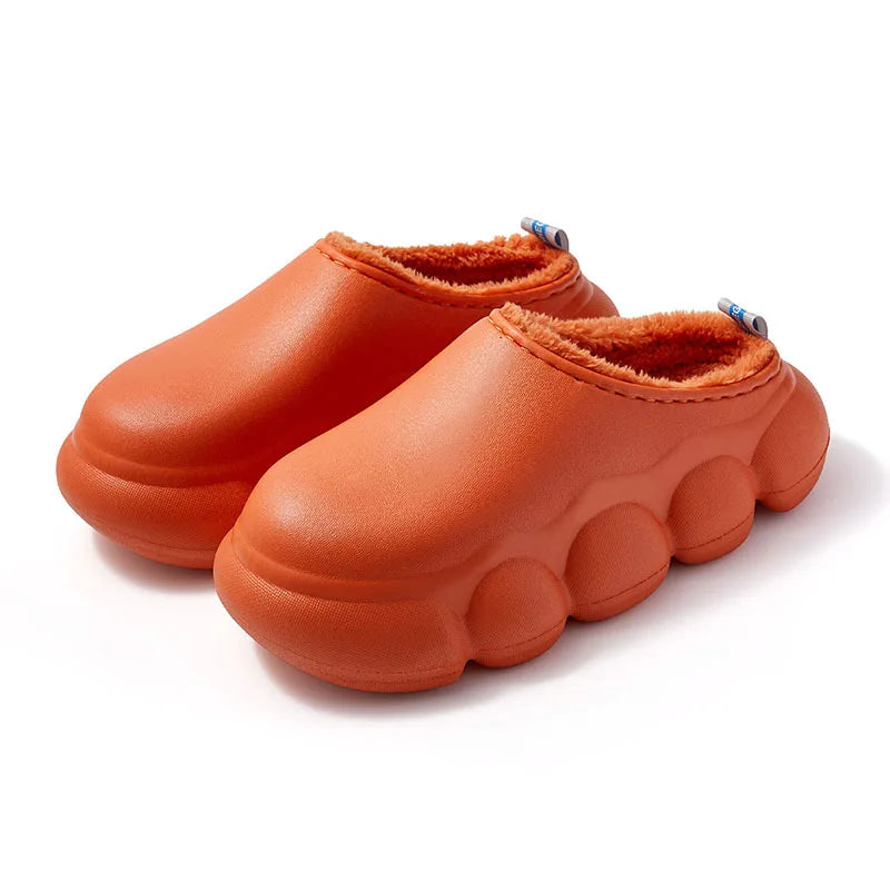 LEP Comwarm Winter Thick-Sole Plush Waterproof Slippers