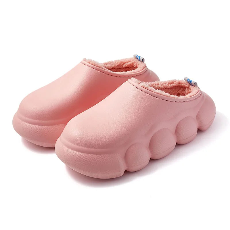 LEP Comwarm Winter Thick-Sole Plush Waterproof Slippers