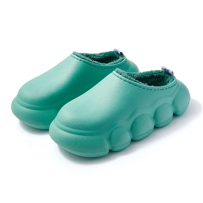 LEP Comwarm Winter Thick-Sole Plush Waterproof Slippers