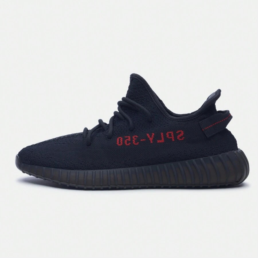 Adidas Yeezy Boost 350 V2 Bred (CP9652) Kanye West Men's Size 4-13 For Men Low-Top Wear-Resistant Casual Wear-Resistant Sports Shoes Made Of Fabric