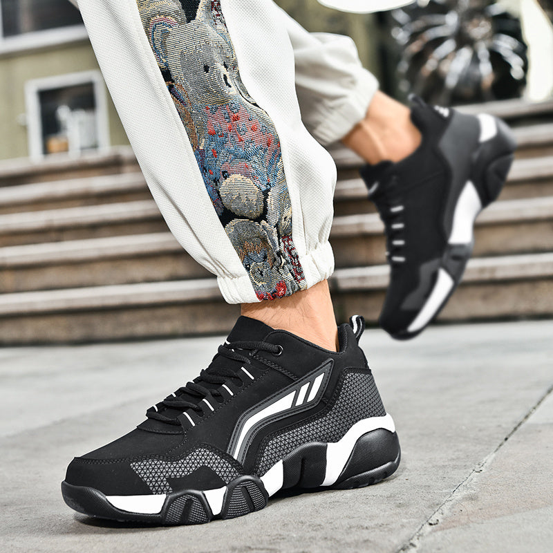 Men's Breathable Mesh Walking Shoes - Comfortable, Non-Slip Sneakers with Shock-Absorbing Rubber Sole for Sports, Tennis, and Casual Wear, Fitness Shoes|Lowtop Design|Shockabsorbing Footwear
