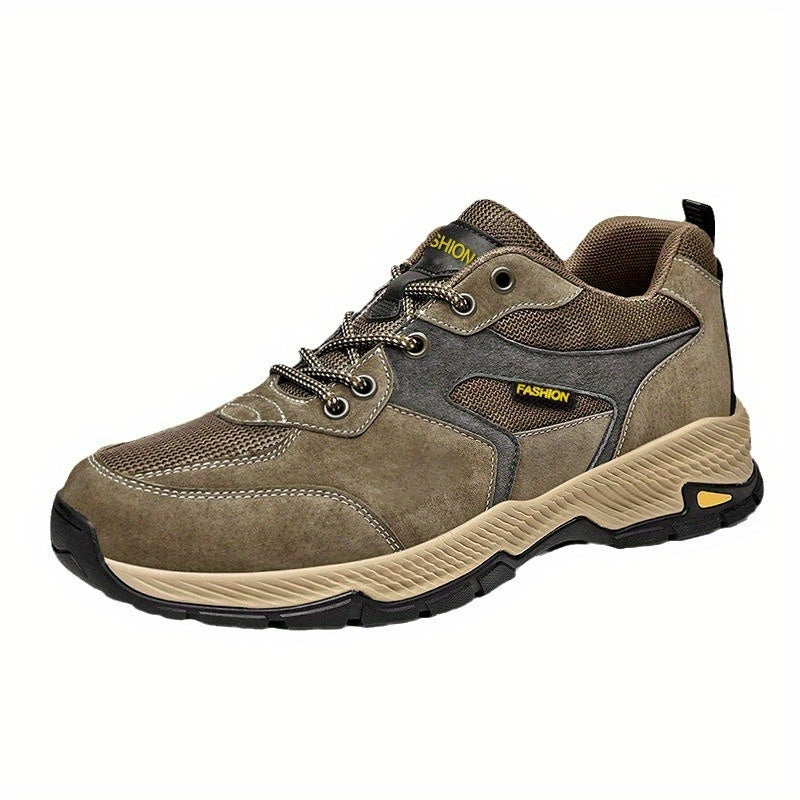Men'S Plus Size Walking Shoes with Enhanced Arch Support, Lightweight Breathable Mesh Design & Cushioned EVA Insole - Low-Top Lace-Up Sneakers for Daily Training, Gym, Casual Wear - Black, Sneakers, Gym Footwear, Sleek Sporty Look, Durable Rubber Sole