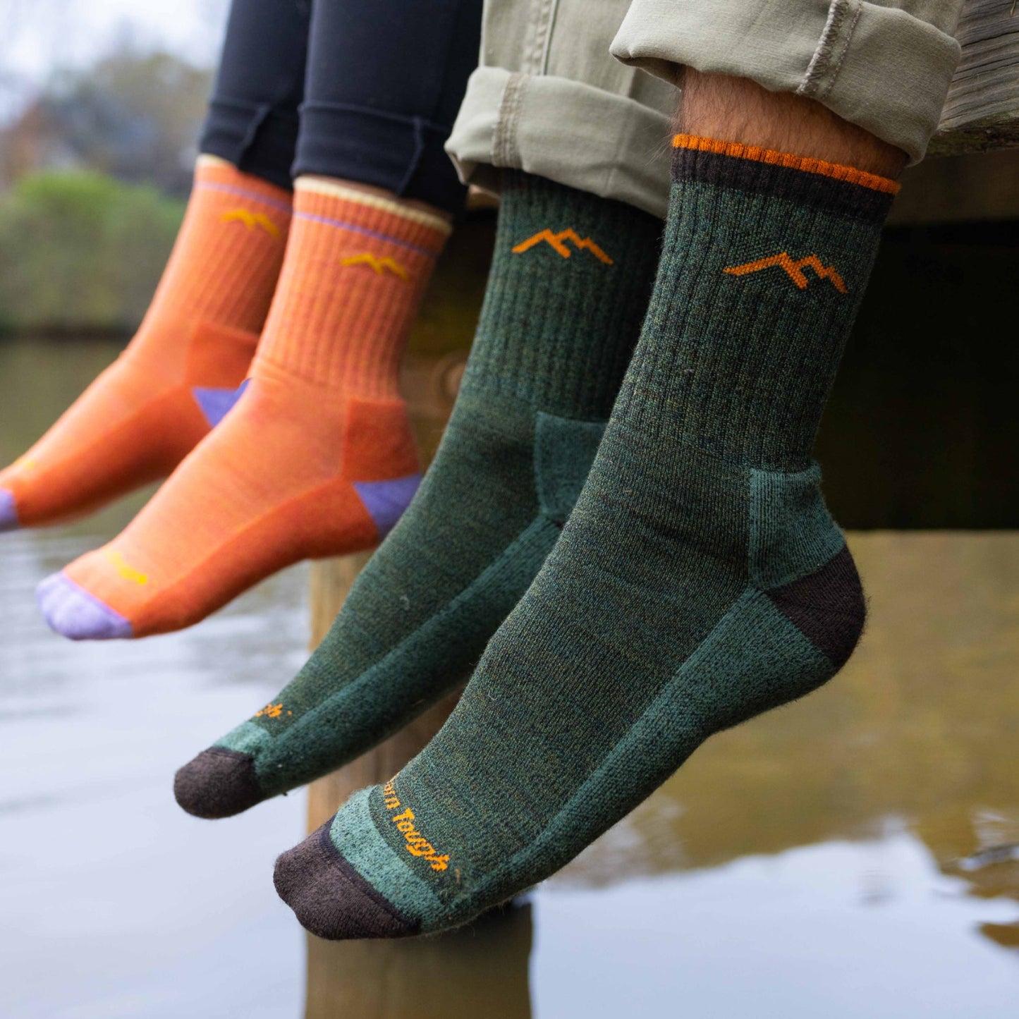 LUI Men's Limited Edition Hiker Micro Crew Midweight Hiking Sock