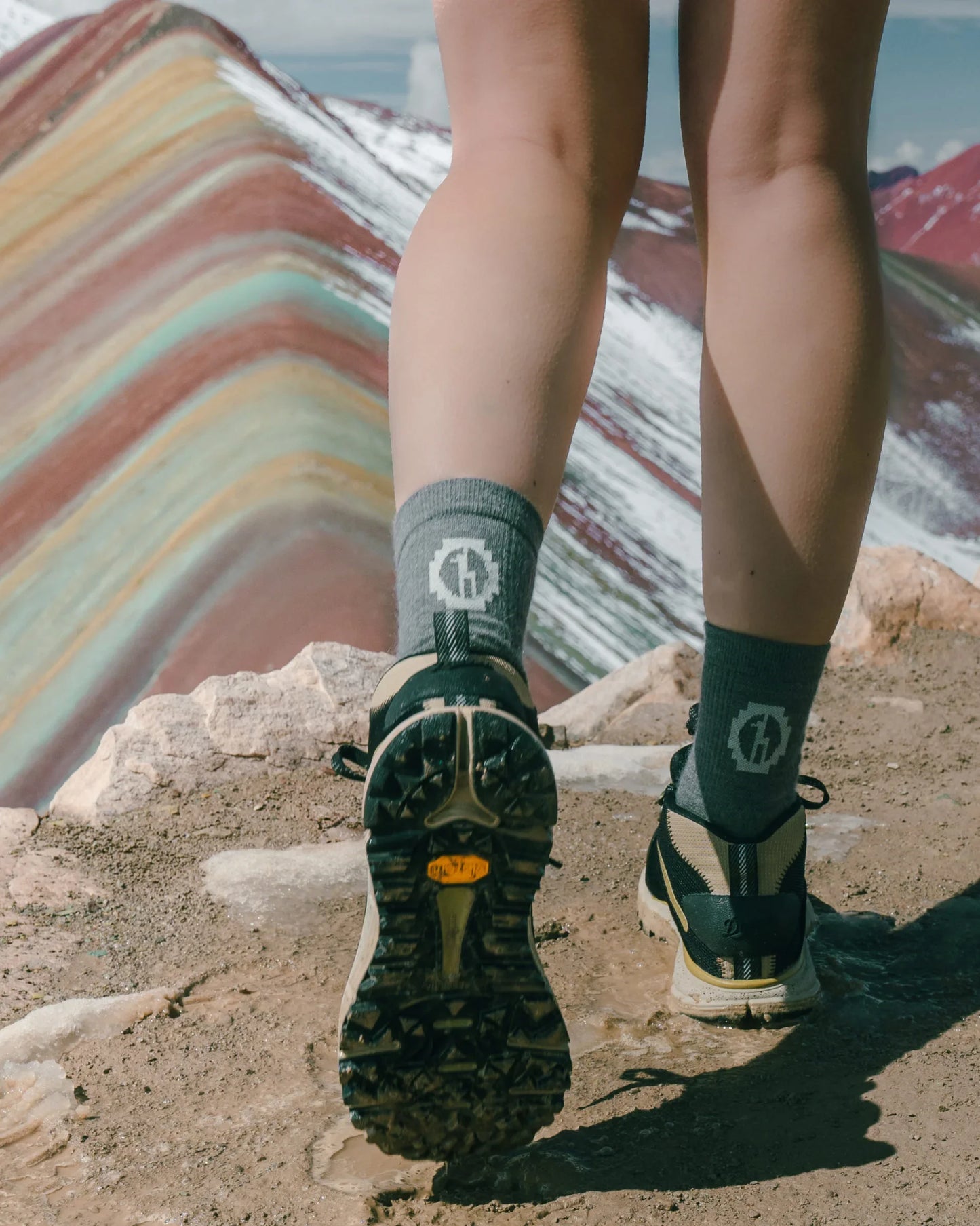 LUI Trail 3/4 Crew Socks