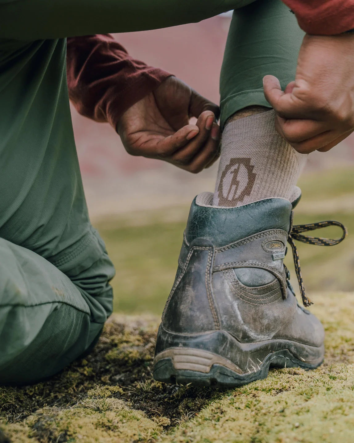 LUI Trail 3/4 Crew Socks