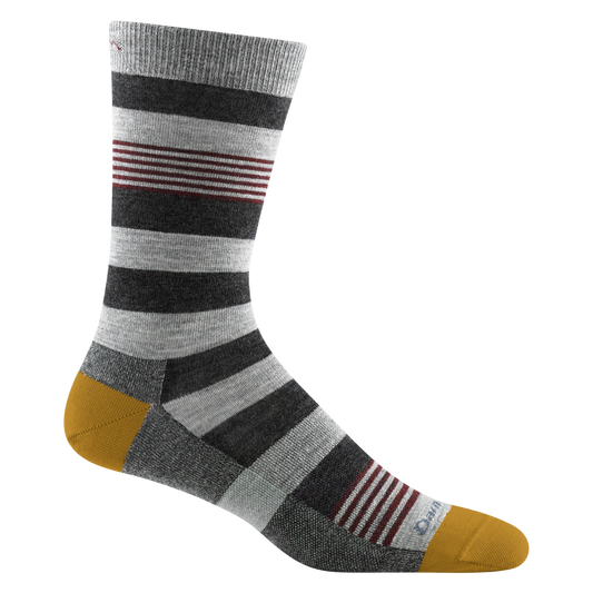LUI Men's Oxford Crew  Lightweight Lifestyle Sock-Last Chance
