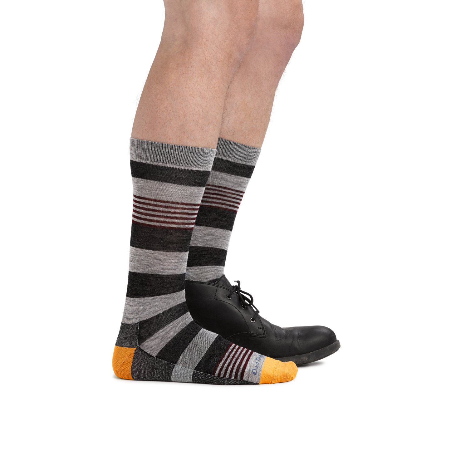 LUI Men's Oxford Crew  Lightweight Lifestyle Sock-Last Chance
