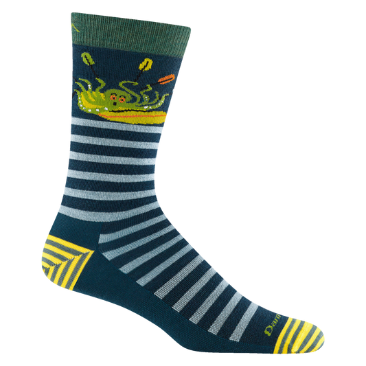 LUI Men's Animal Haus Crew  Lightweight Lifestyle Sock