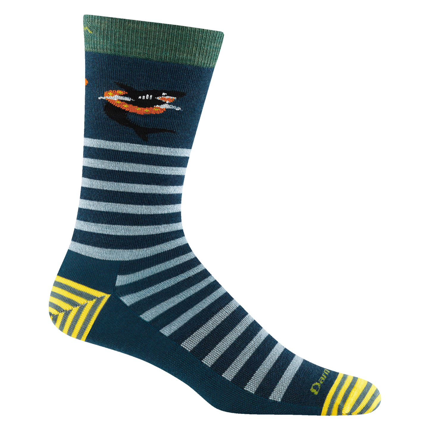 LUI Men's Animal Haus Crew  Lightweight Lifestyle Sock