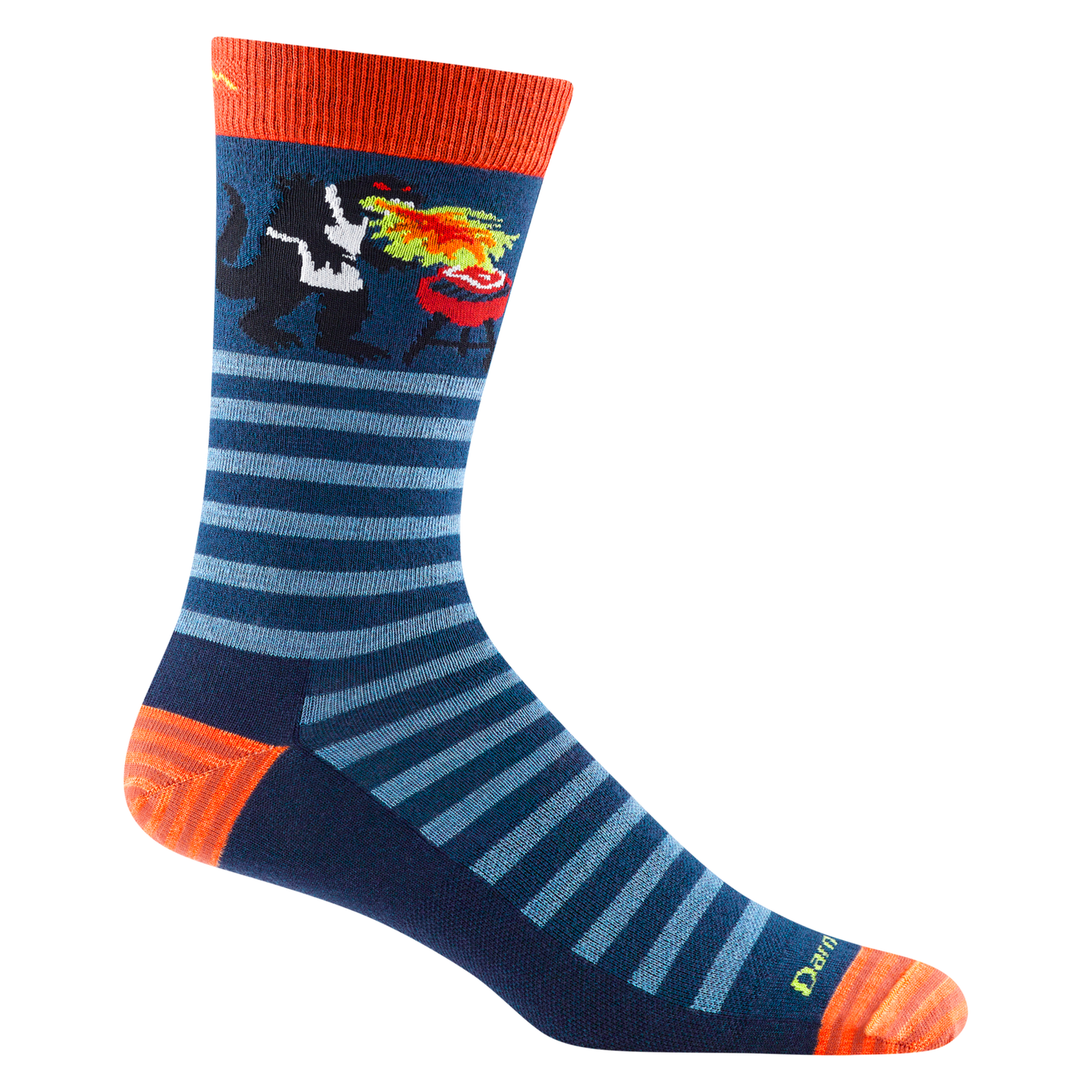 LUI Men's Animal Haus Crew  Lightweight Lifestyle Sock