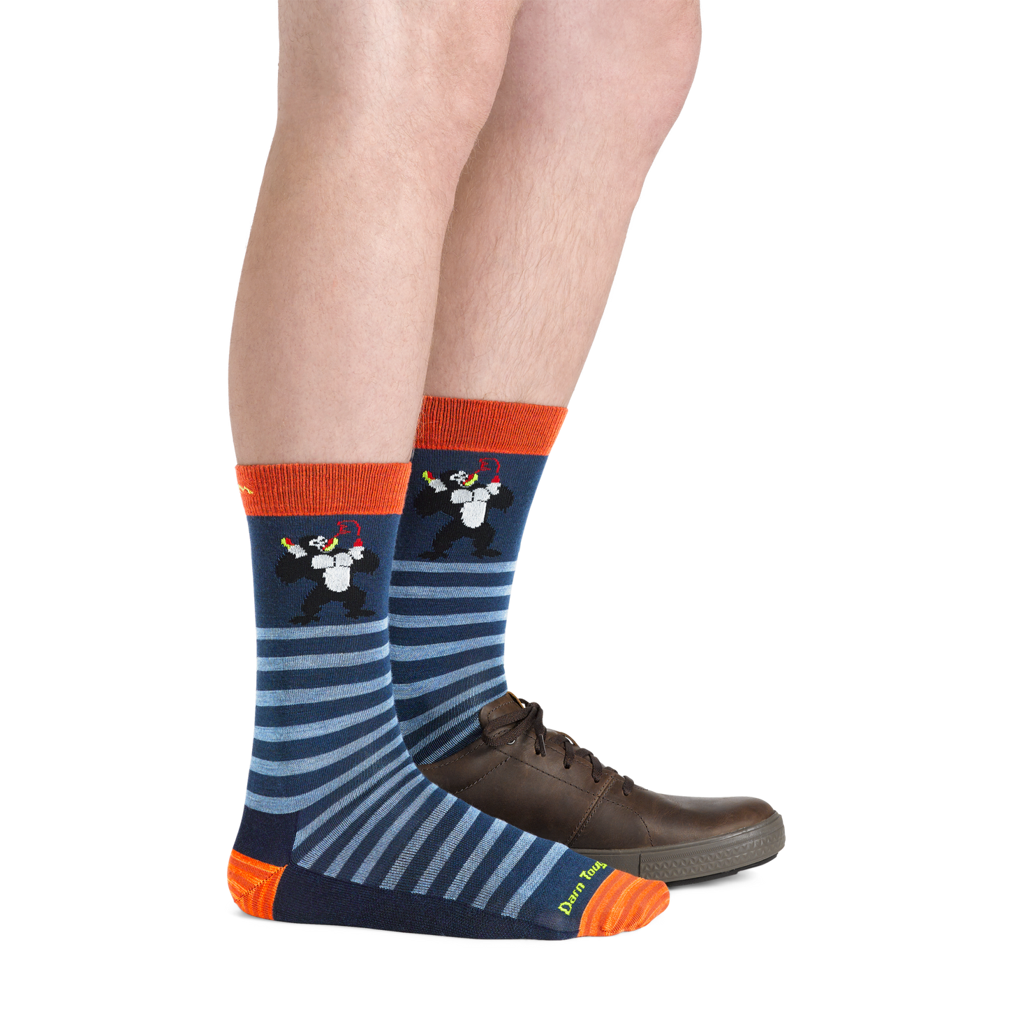 LUI Men's Animal Haus Crew  Lightweight Lifestyle Sock