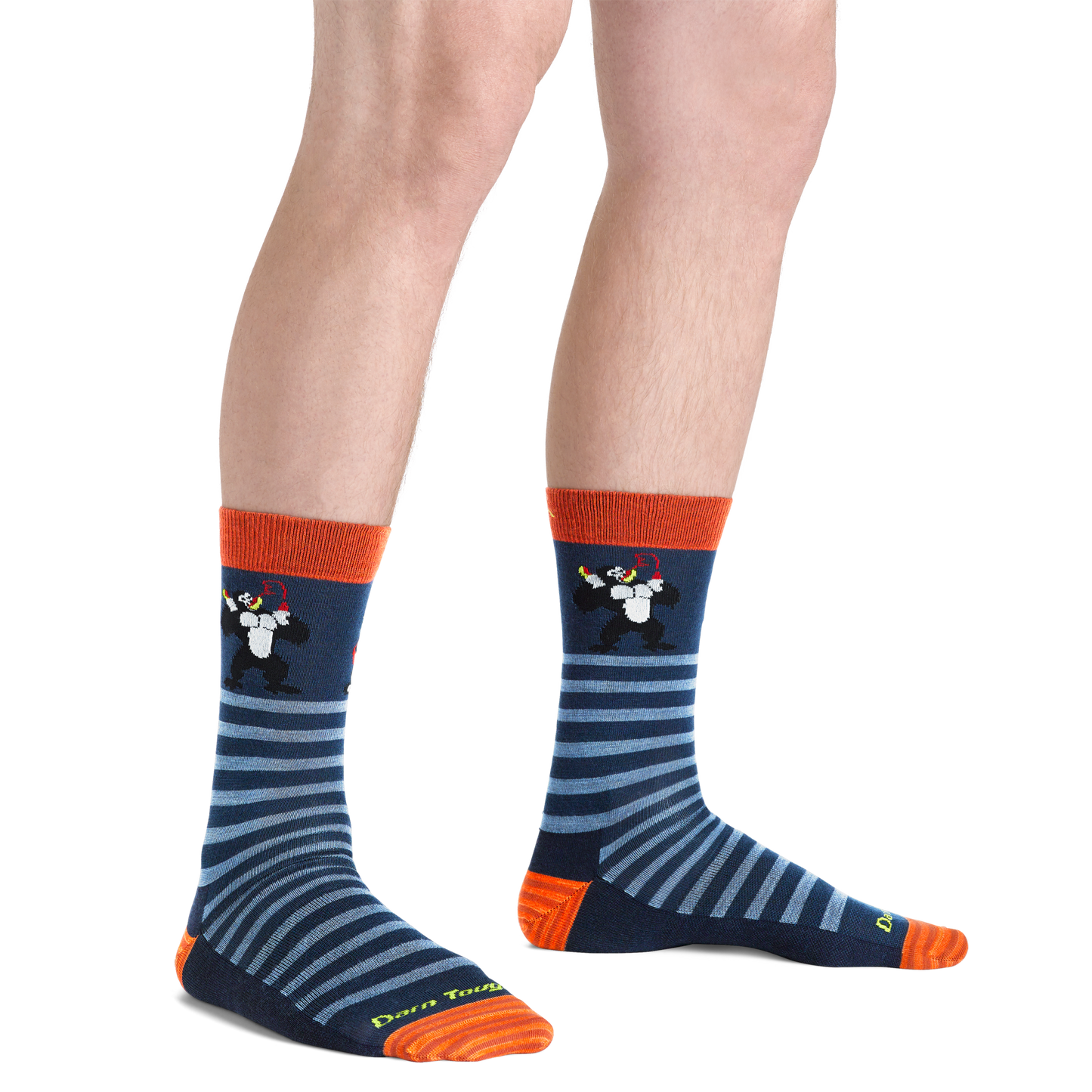 LUI Men's Animal Haus Crew  Lightweight Lifestyle Sock