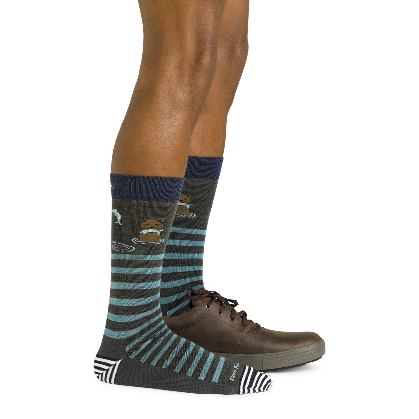 LUI Men's Animal Haus Crew  Lightweight Lifestyle Sock
