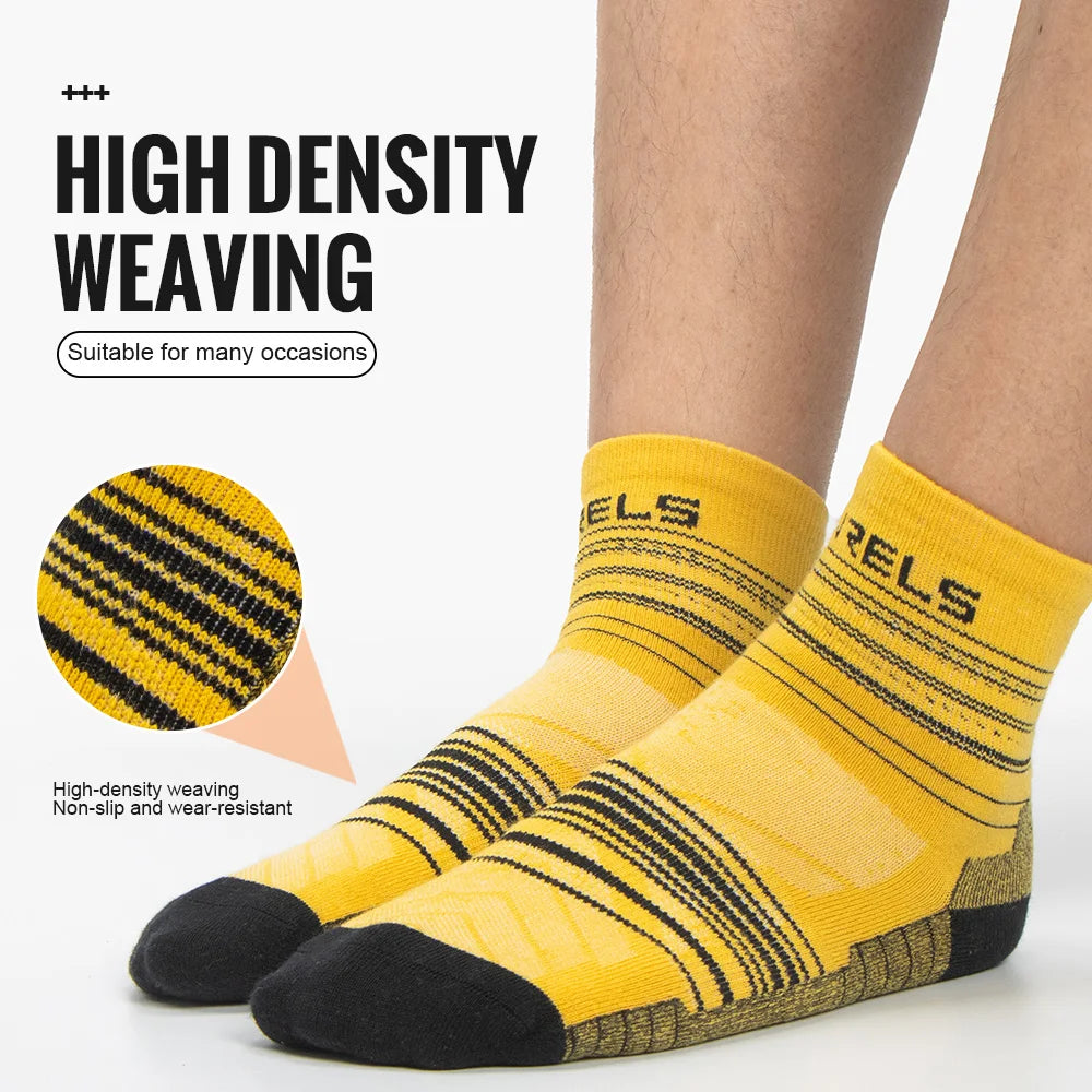 LEP WRELS Merino Wool Compression Hiking Socks
