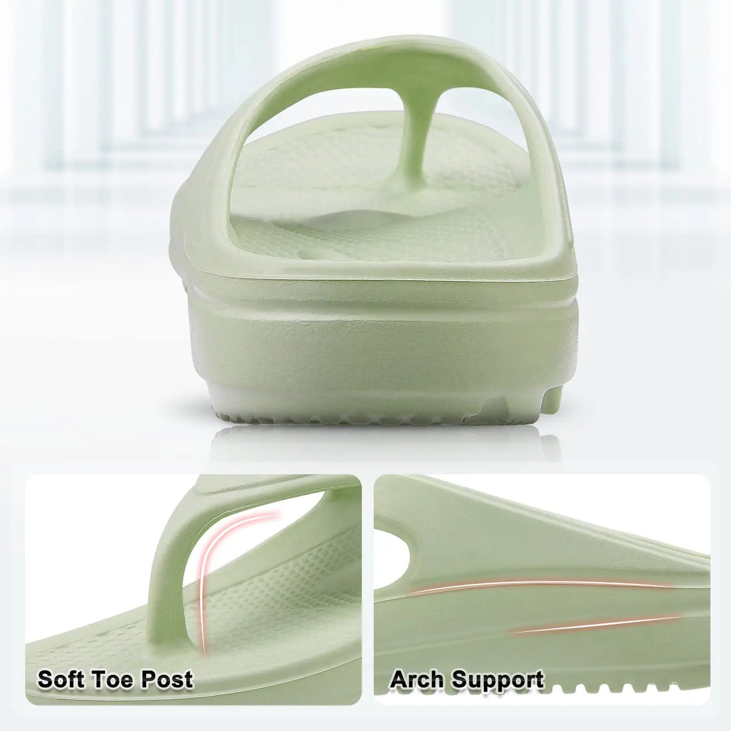 LEP Evshine Women's Outdoor Orthopedic Arch Support Flip-Flops