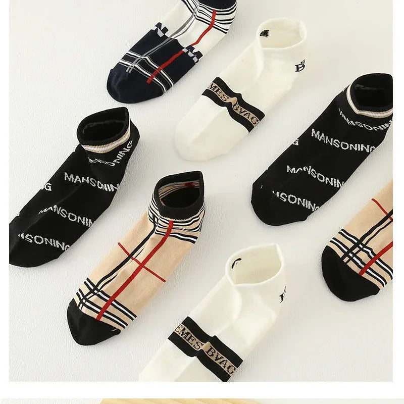 LEP 5-Pack Thin Low-Cut Daily Breathable Socks