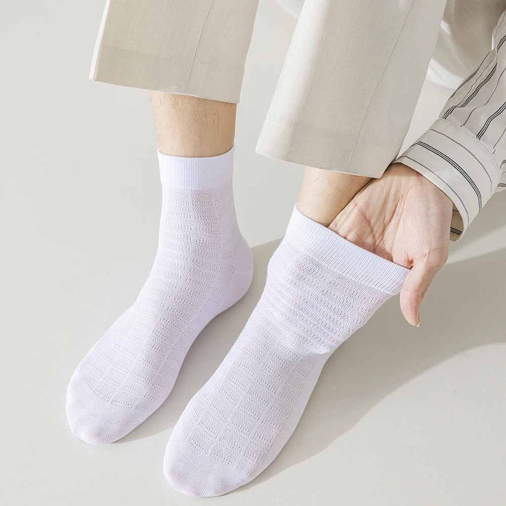 LEP 6-Pack Bamboo Fiber Business Dress Socks