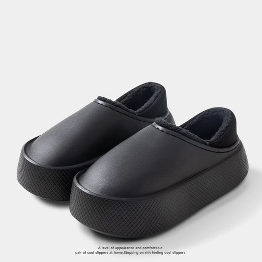 LEP Comwarm Winter Thick-Sole Plush Waterproof Slippers