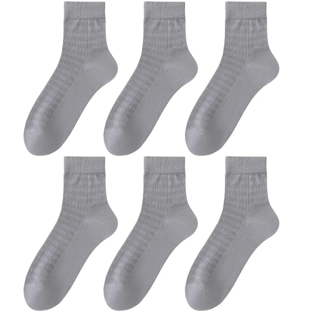 LEP 6-Pack Bamboo Fiber Business Dress Socks