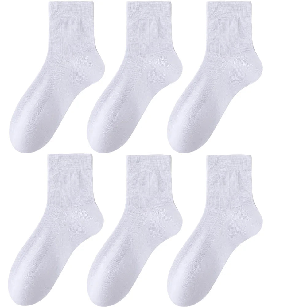 LEP 6-Pack Bamboo Fiber Business Dress Socks