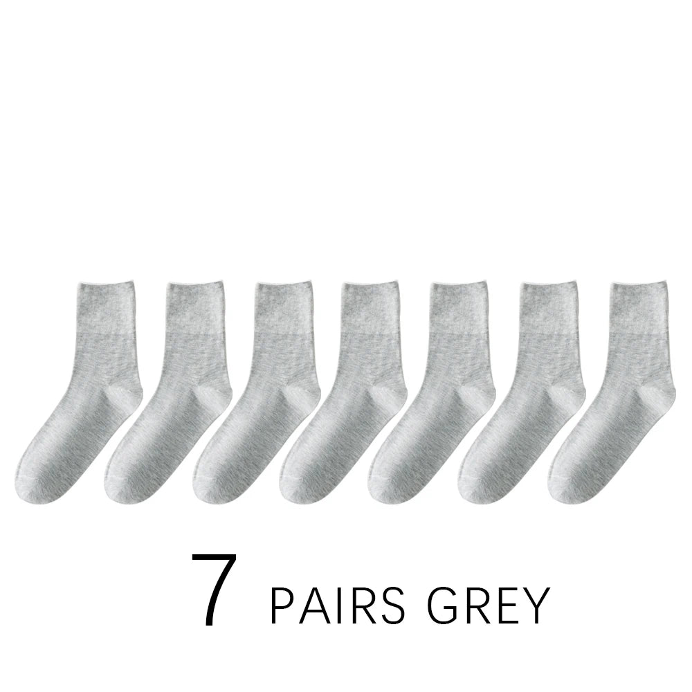 LEP 7-Pack Non-Binding Diabetic Socks (Plus Size)