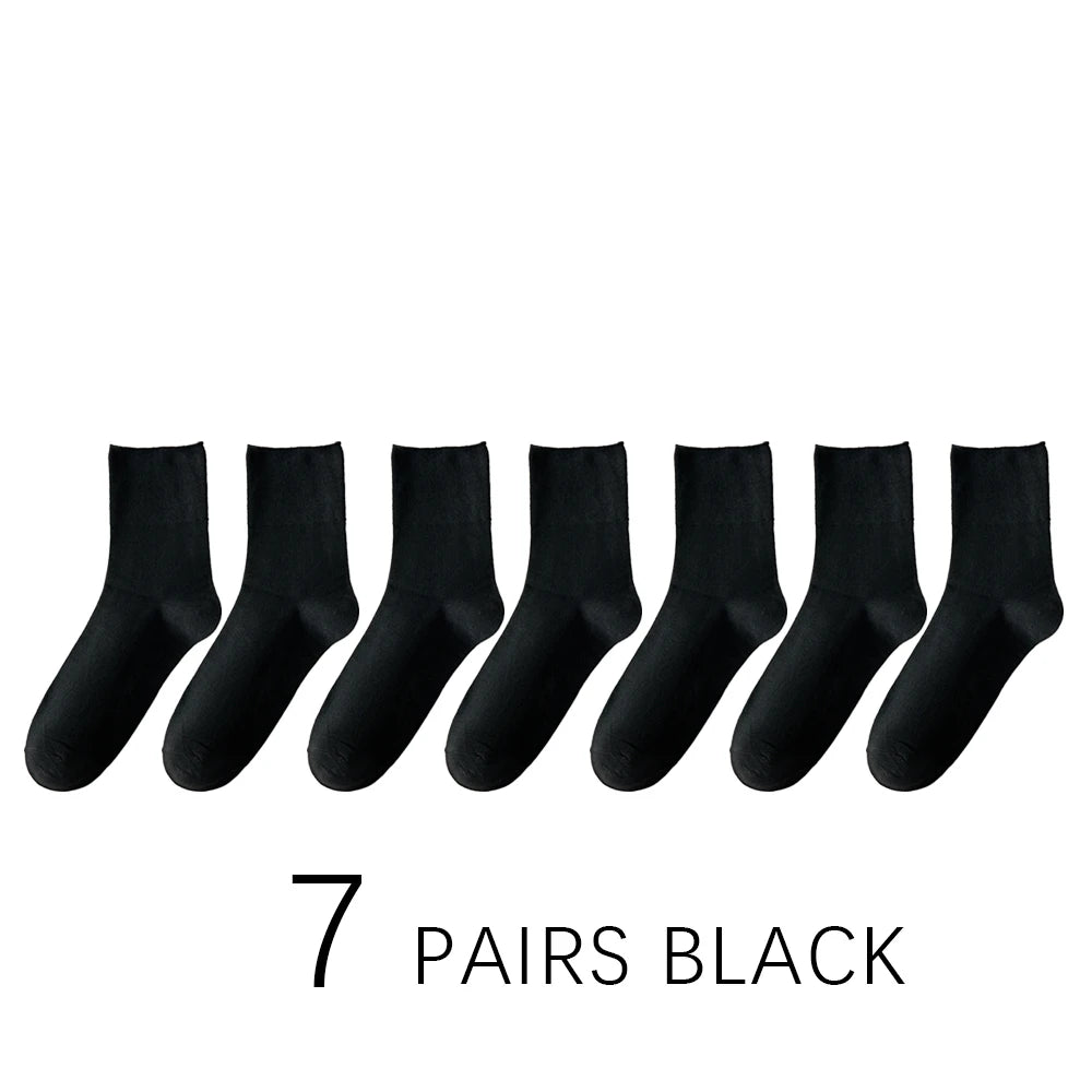 LEP 7-Pack Non-Binding Diabetic Socks (Plus Size)