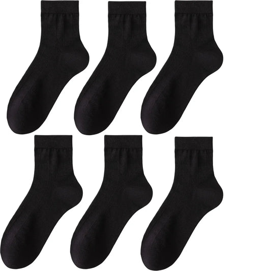 LEP 6-Pack Bamboo Fiber Business Dress Socks