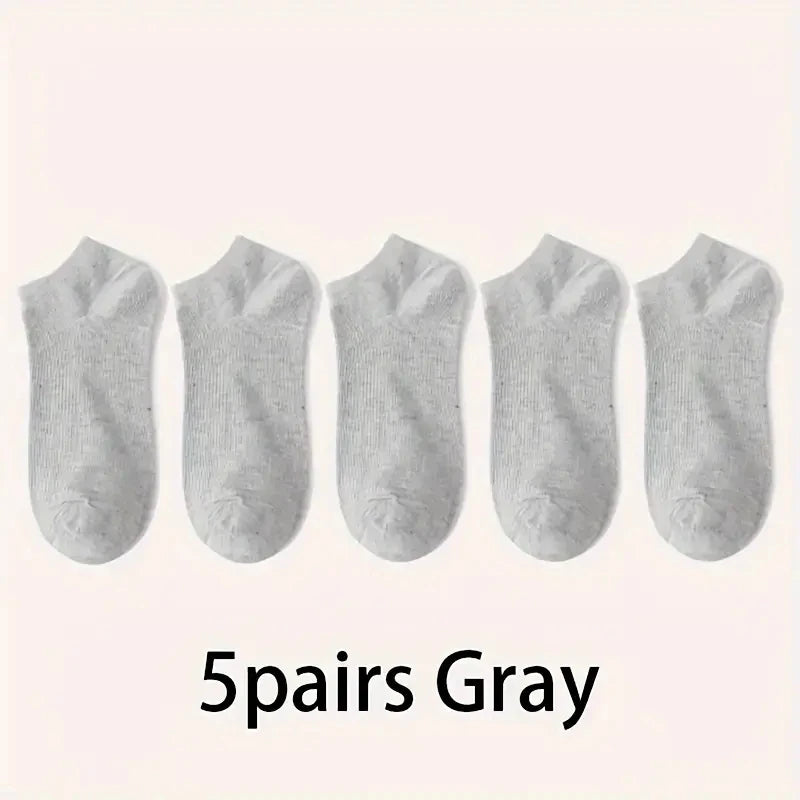 LEP 5/10-Pack Unisex Lightweight Sports Ankle Socks
