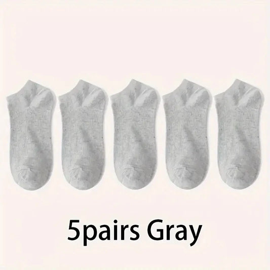 LEP 5/10-Pack Unisex Lightweight Sports Ankle Socks